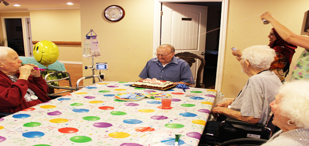 Celebrating birthdays of residents to make them feel special